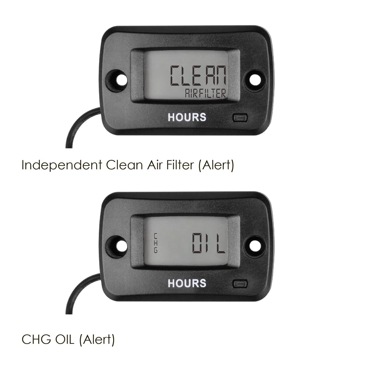 NR-HM019 - Contatore di manutenzione digitale LCD impermeabile a benzina per paramotori, motoseghe, generatori, tosatrici, modellini barche