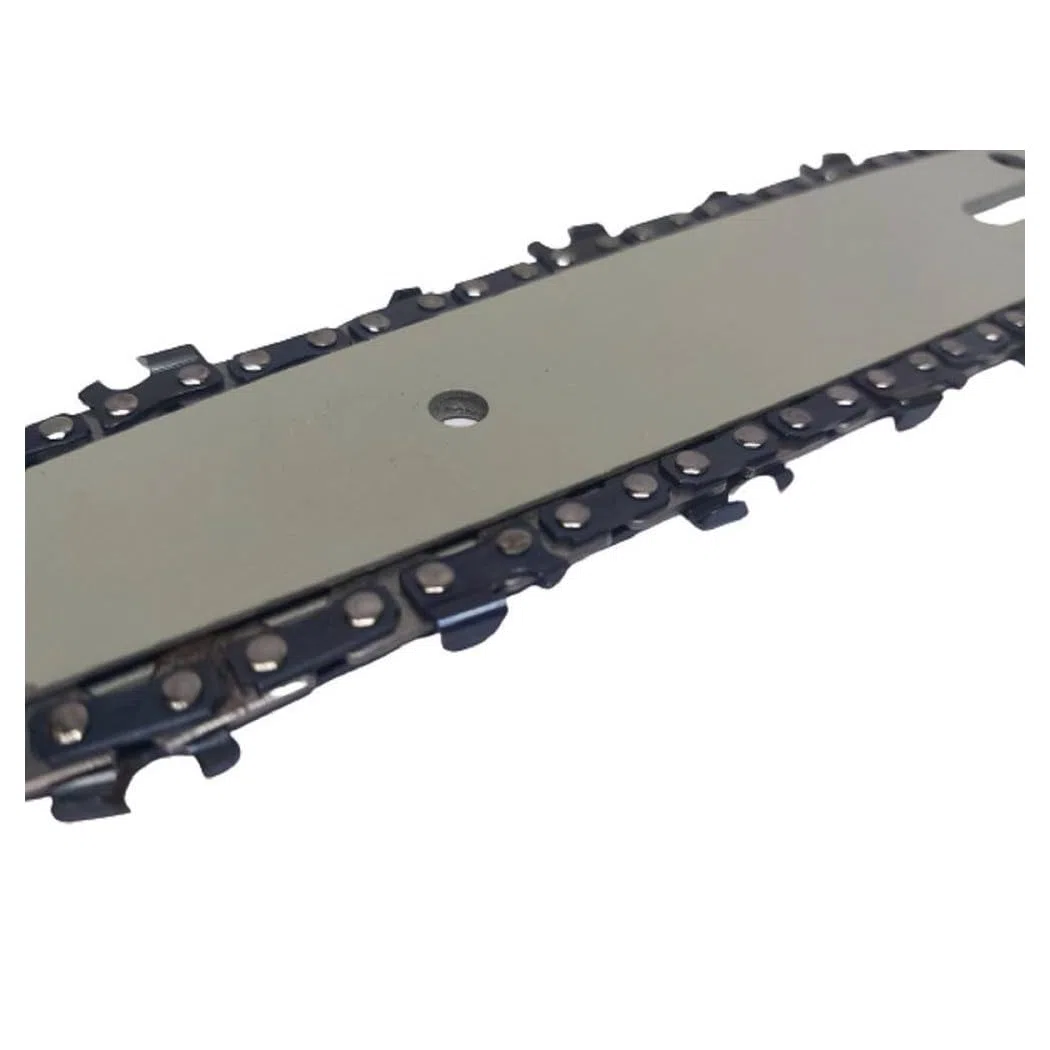 Trade Shop - Kit Barra + Catena 12" Ricambio da 12 Pollici per Mini Motosega A Batteria -