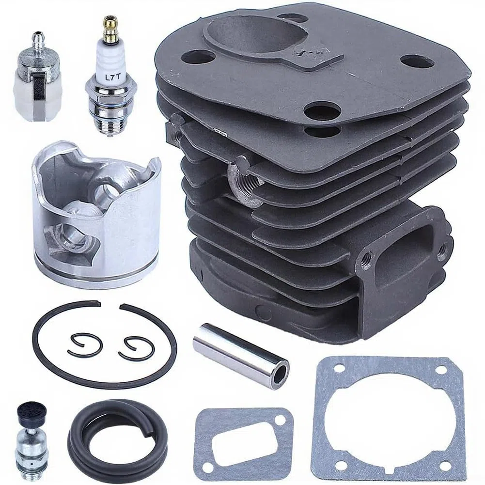 Minhe Kit cilindro pistone 44 mm e filtro aria filtro olio per motosega Husqvarna 350 351 353