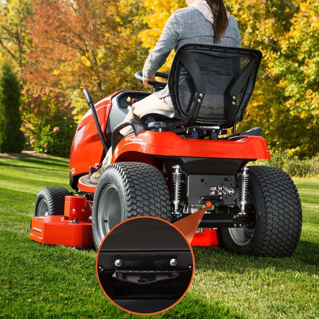 Kit di gancio di traino, gancio universale resistente per tosaerba a rotazione zero e perno di traino da 5/8" con bulloni, per ATV, UTV, tosaerba, trattori (con perno di aggancio)
