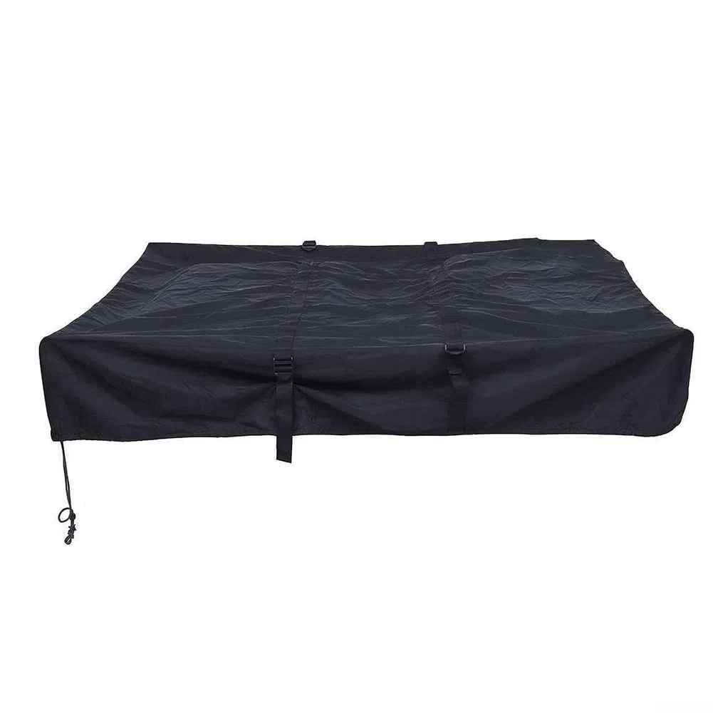 Copertura per tenda da tetto esterno, tessuto Oxford 420D per protezione solare, copertura pieghevole per tenda da tetto con borsa portaoggetti, per auto, campeggio, escursionismo, 143 x 120 x