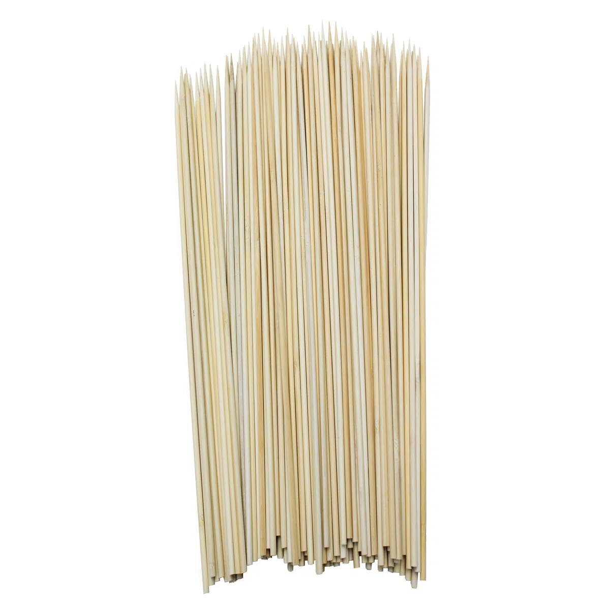 Spiedini da falò in legno, 100 pezzi, colore naturale, 100 cm x Ø 6 mm, spiedini da barbecue per barbecue, in legno, per braciere, camino, festival, campeggio