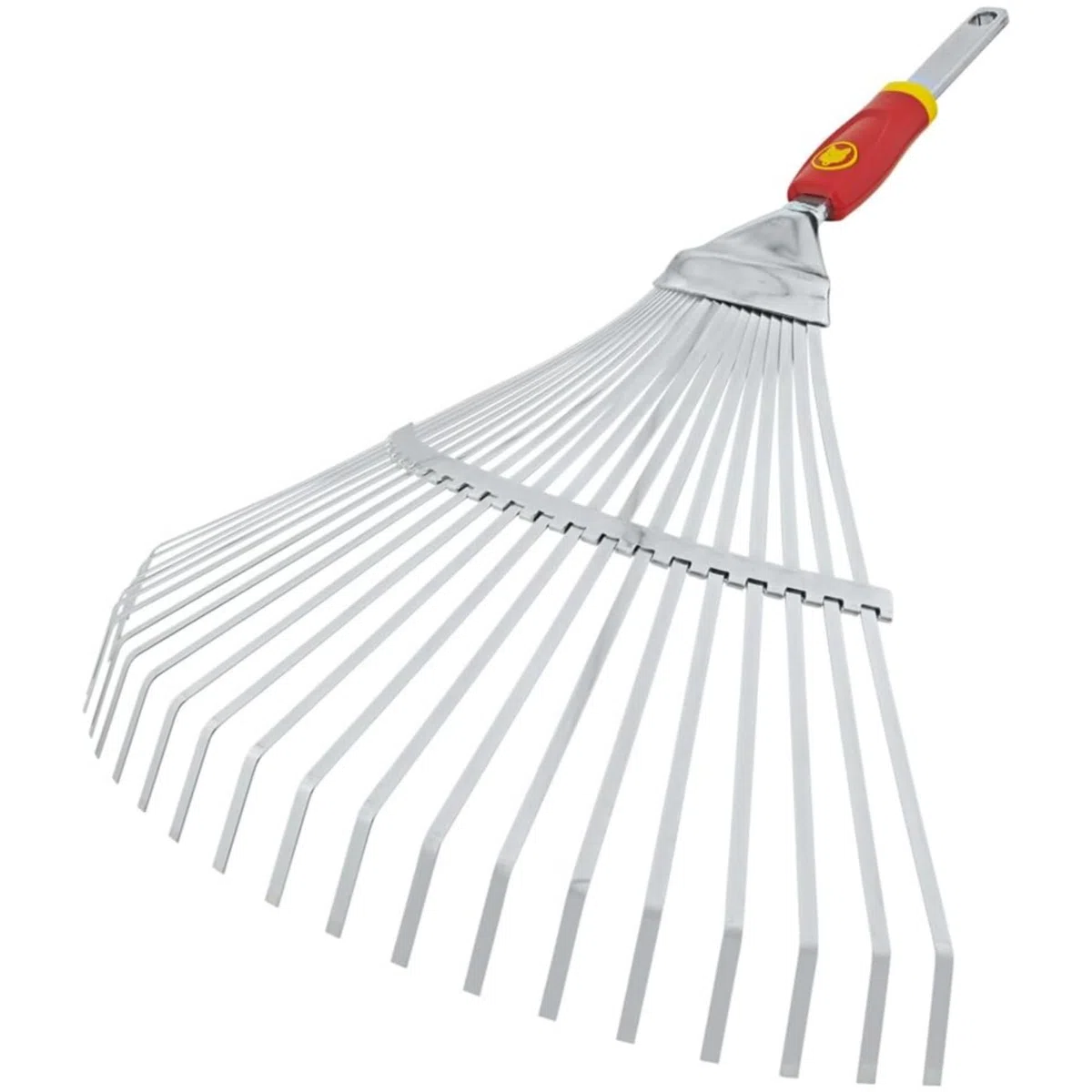 Wolf-Garten 71AAA032650 UE-M Scopa a Denti Piatti, Rosso/Argento, 15x52.3x59.2 cm