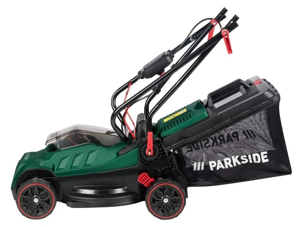 Parkside - Tosaerba a batteria PRMA 20-Li, con batteria da 4 Ah e caricatore