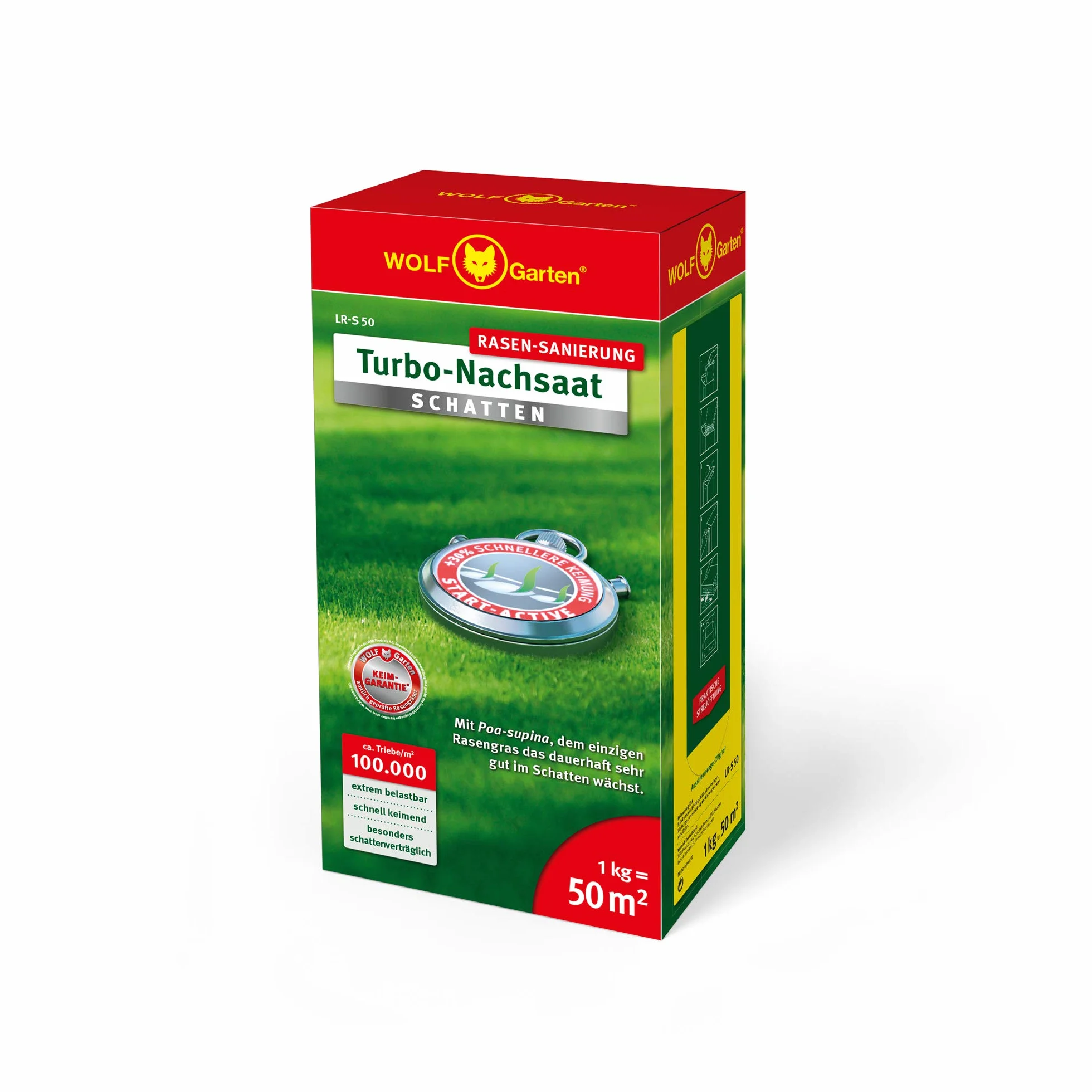 Wolf-Garten Lr-S 50 Turbo-Nachsaat Schatten Per 50Qm