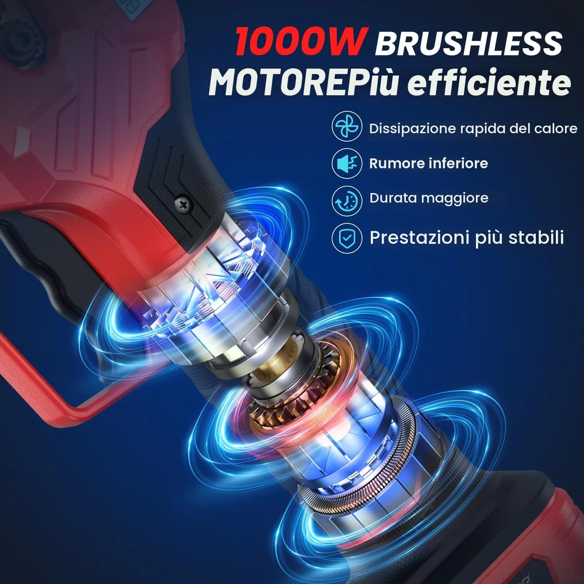 Forbici Potatura a Batteria, 50mm Forbici Potatura con 800W Motore Brushless & Display, 2 Batterie Funzionare per 6-8 ore, Compatibile con batterie Makita da 18 V, per Frutteto,Giardino,Fattoria