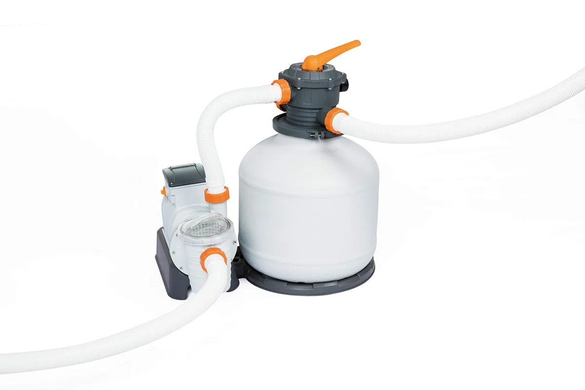 Bestway Flowclear - Filtri a Sabbia, 2600 l, Colore: Bianco