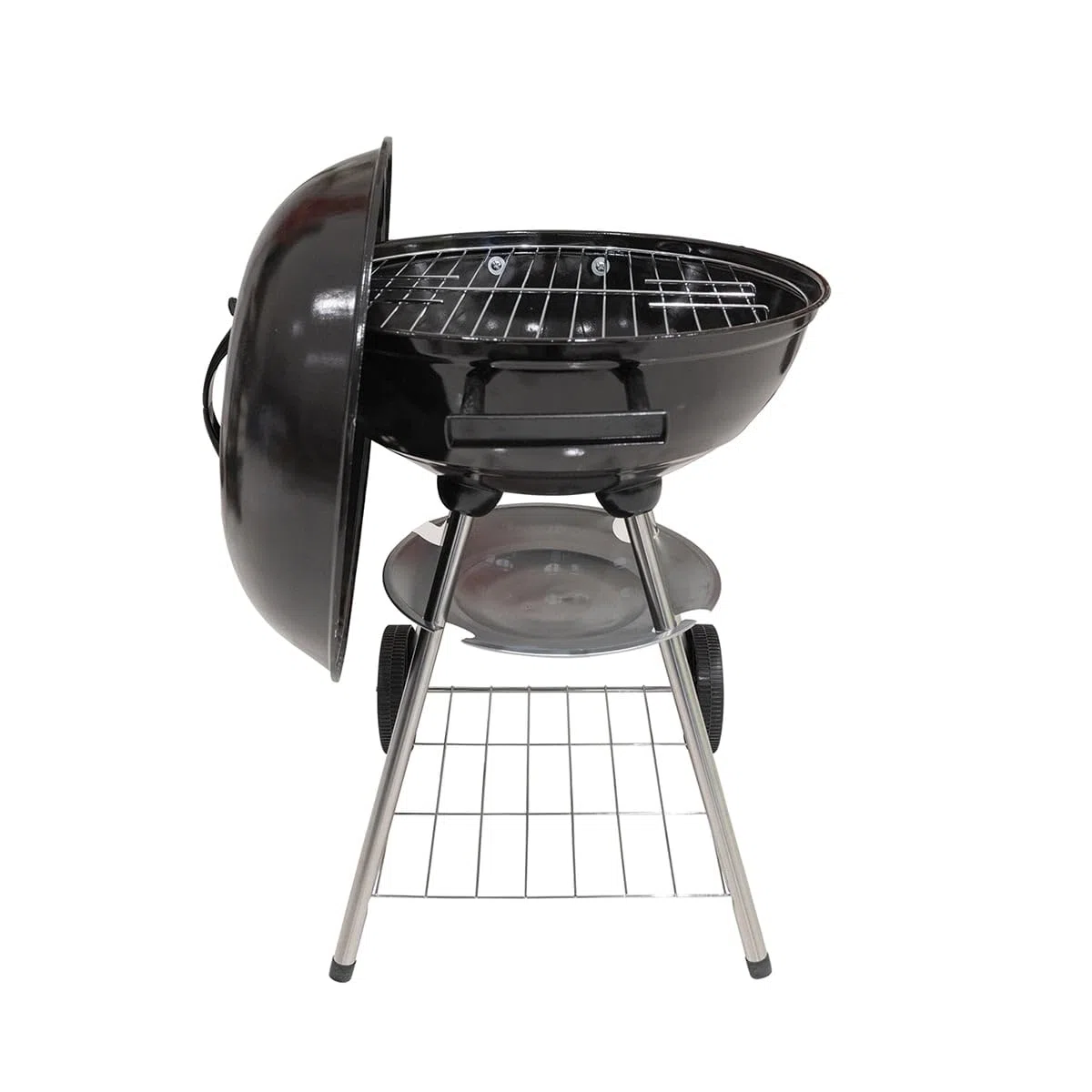 Barbecue Tondo con Coperchio e 2 Ruote BestBQ
