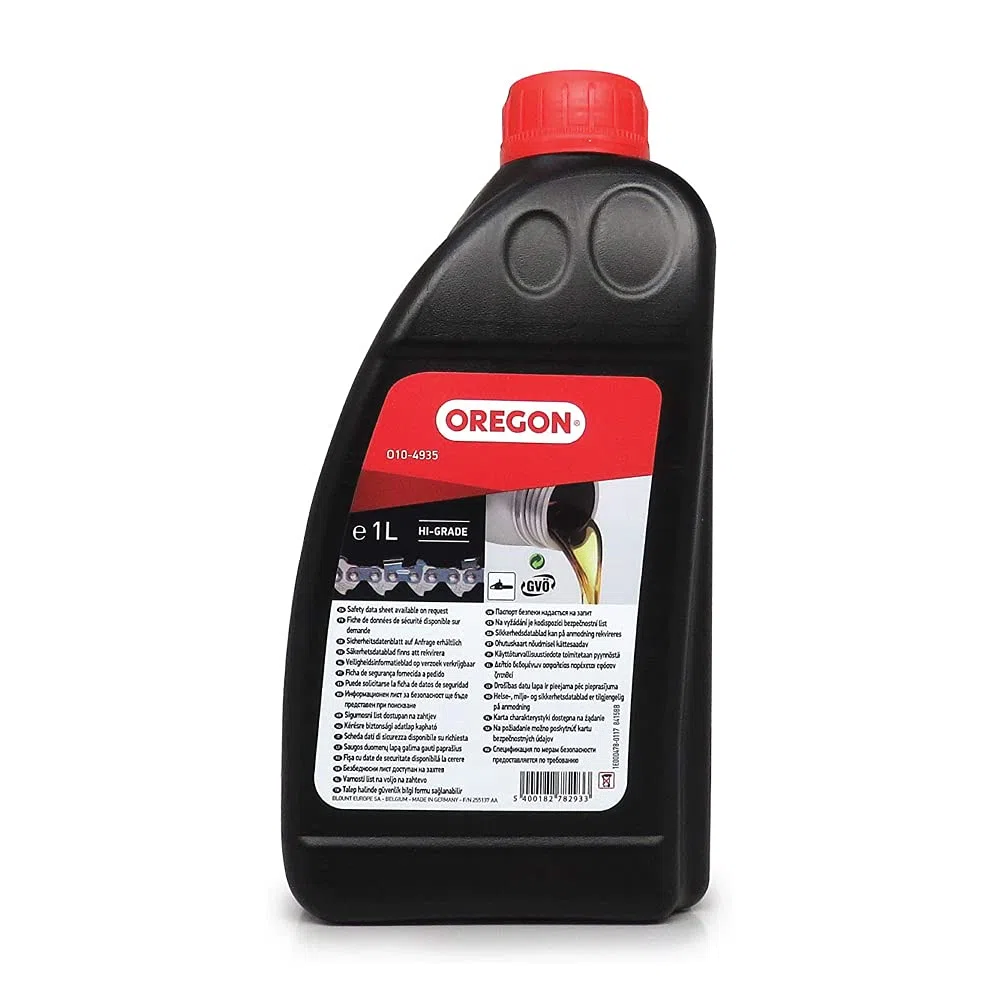 Oregon Cs1400, Motosega Elettrica Da 2400 W, Potente Sega Elettrica Con Catena Controlcut E Barra Guida Da 40 Cm (603349) & Olio Lubrificante Per Catena E Barra Di Guida Da Motosega, 1 L