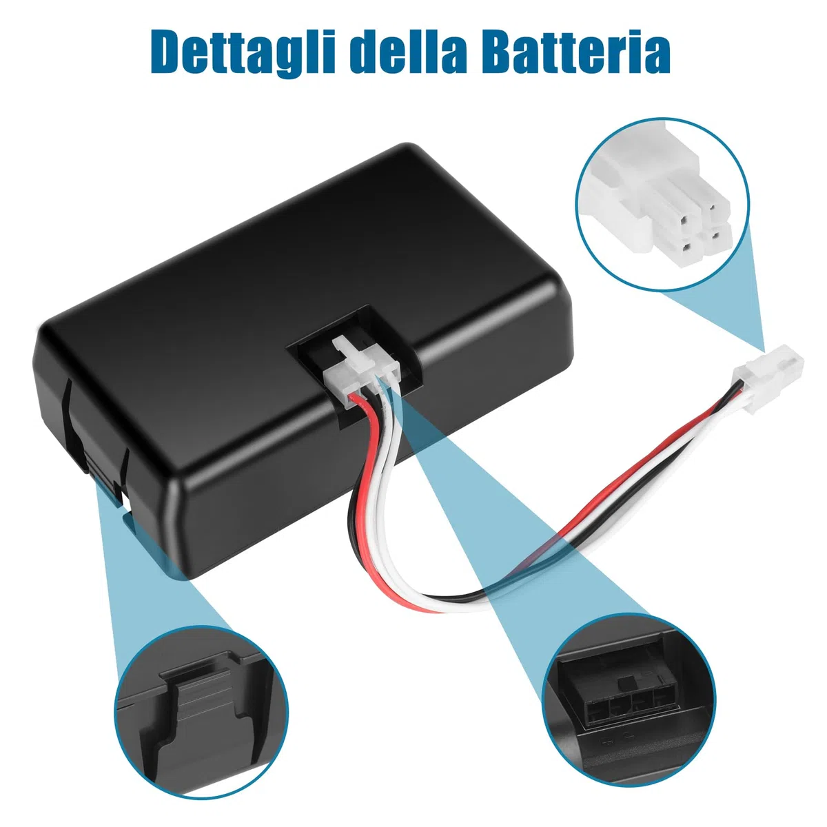 18V 4000mAh Batteria compatibile con Husqvarna Automower 115H/305/310/315/315X (2020), batteria di ricambio compatibile con Gardena Sileno City/Life, per Gardena Sileno Minimo 250