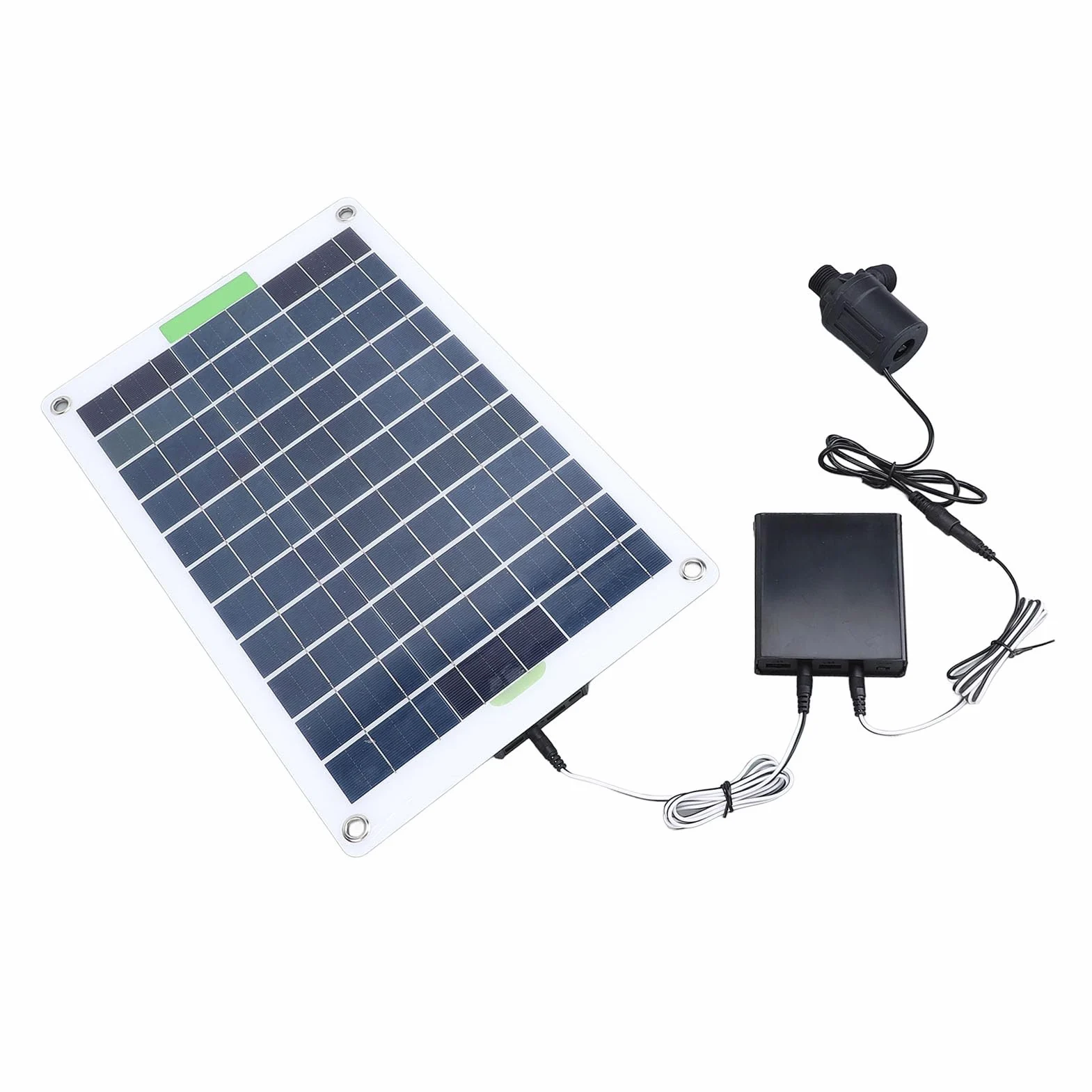 Pompa per Acqua Solare, Pompa per Fontana Ad Energia Solare Monocristallina da 100 W con Scatola di Accumulo di Energia, Pompa per Fontana per Bagno per Uccelli Solare con