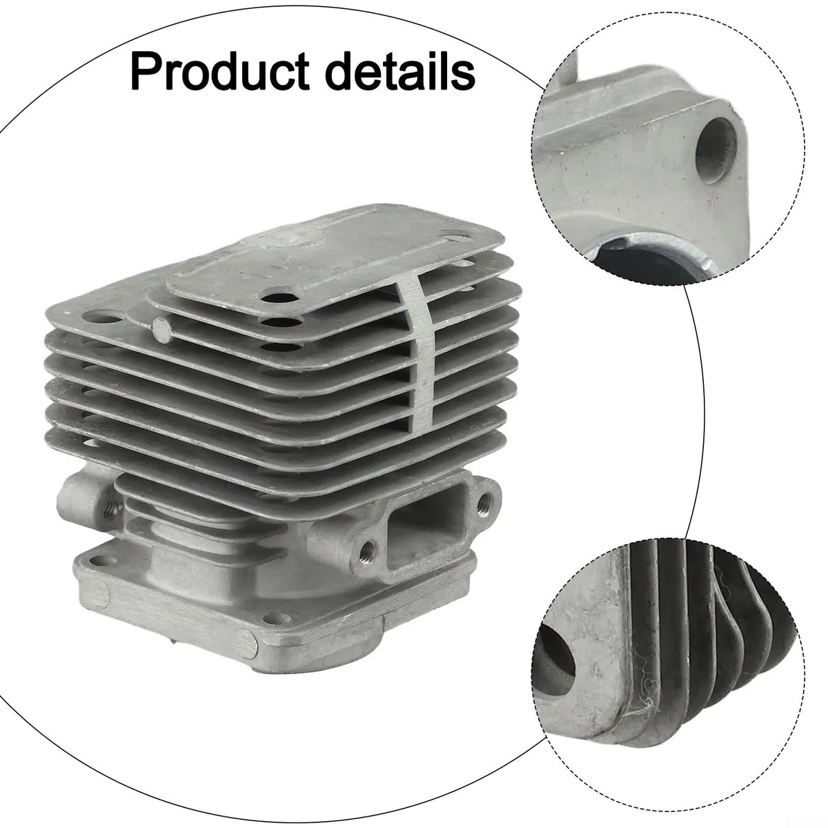 Minhe Cilindro -Pistone Kit 40mm per -Oleo -Mac 740 440BP, Efco 8400 8405, per -Stark 40, Emak Dynamac, Pin Bore 9mm Cilindro -Gruppo pistone