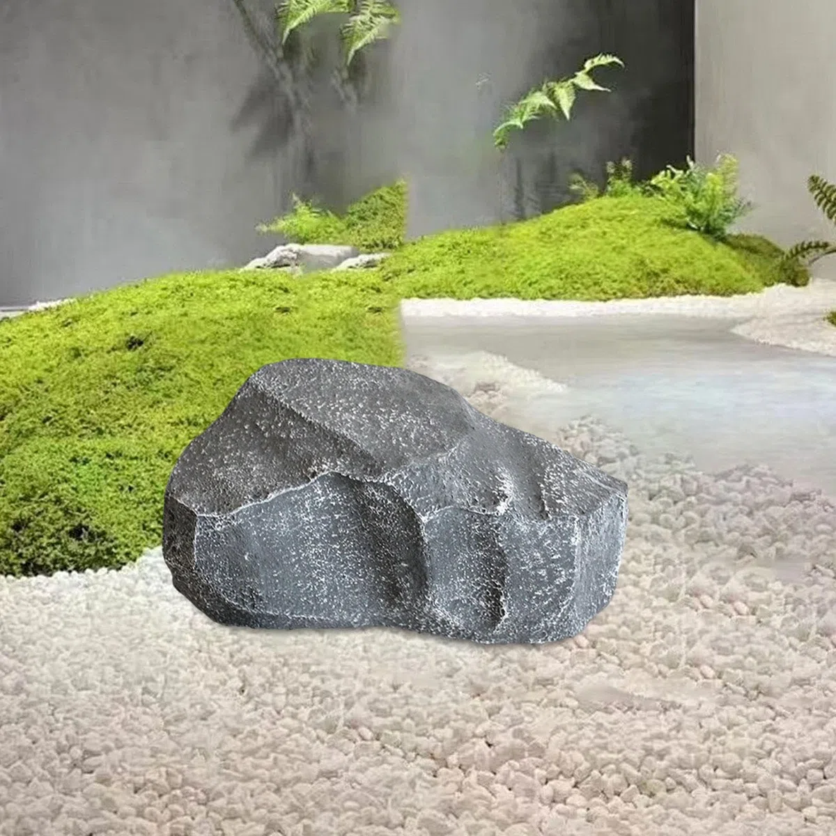 KESOTO Roccia Artificiale per Nascondere Cavi E Attrezzature. Scultura in Pietra Sintetica E Realistica per Giardini E, 40x22x18cm