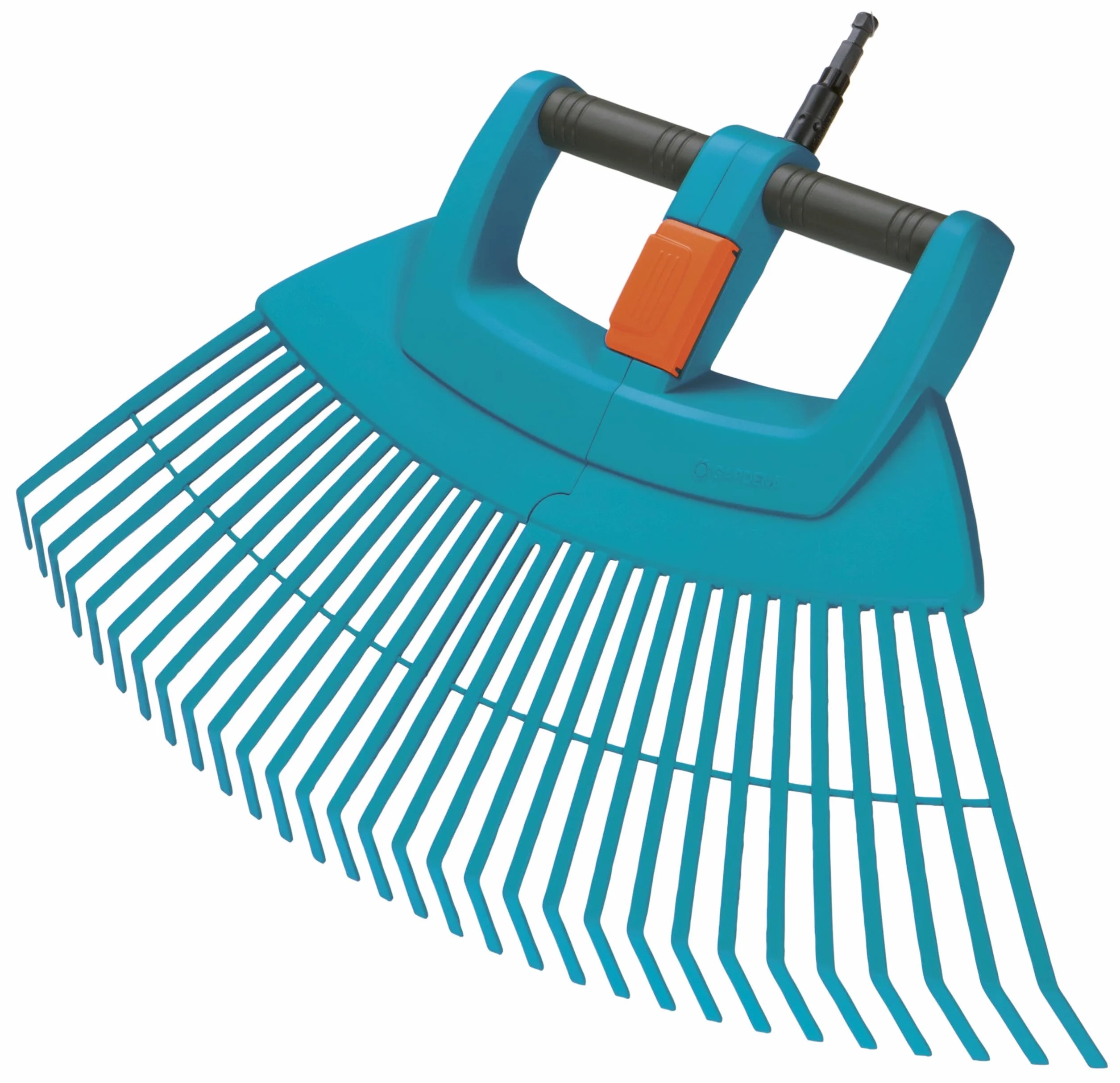 Gardena Scopa a ventaglio in plastica combisystem XXL Vario: Rastrello da Giardino Largo per Raccogliere Foglie e residui, Larghezza 77 cm (3107-20)