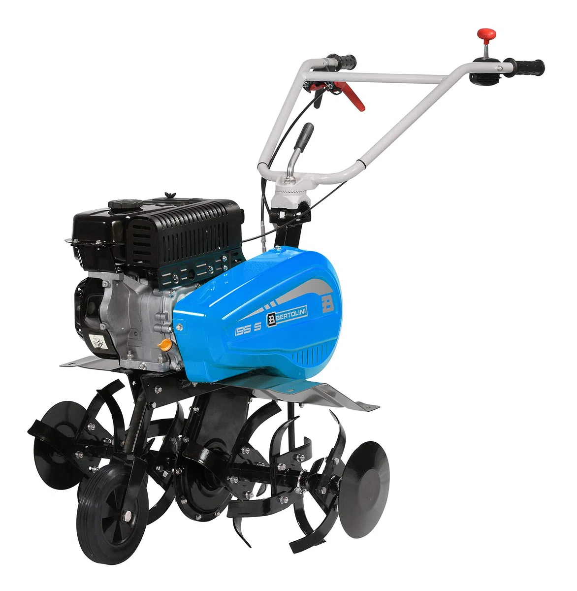 BERTOLINI Motozappa 195 S - Emak 5.7HP - 80cm - 2 Marce - Manubrio Registrabile in Altezza e lateralmente