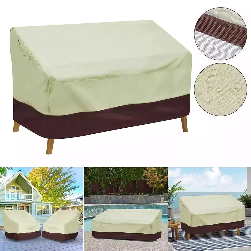 Lioaeust Copridivano impermeabile per esterni, universale, per divanetto da 2 a 4 posti (210D: 223 x 83 x 84), 254G1RI199R097BGTD6MU9QE4