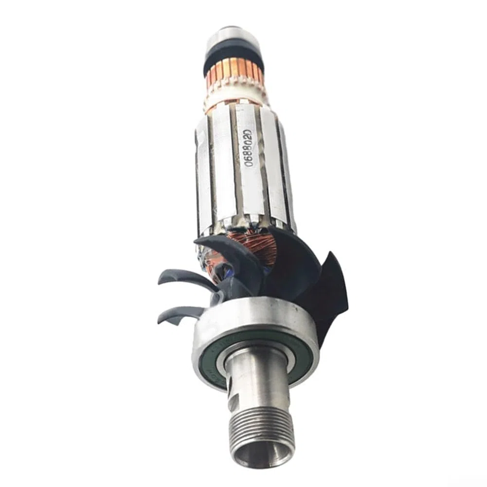 Rotore per RT0700C RT0702C, 1 pezzo di ricambio per utensili elettrici in metallo compatibile per macchine di rifilatura Prestazioni affidabili a lunga durata Uso di riparazione del giardino domestico