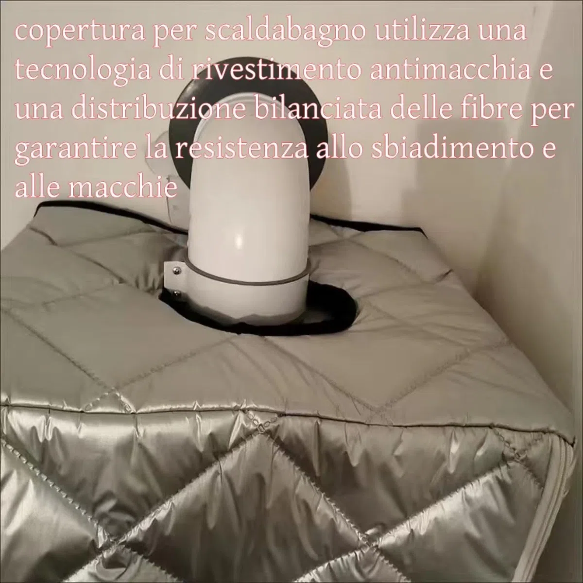 Copertura rinforzata per scaldabagno | Copertura protettiva impermeabile per caldaie e riscaldatori | Copertura isolante da gelo, pioggia e polvere | Durevole all'aperto per patio
