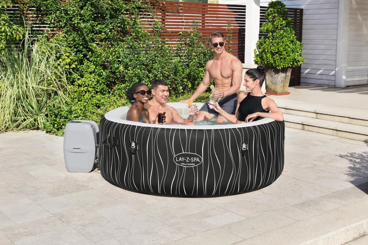 Bestway 60059 Minipiscina idromassaggio gonfiabile Hollywood Lay-Z-Spa AirJet