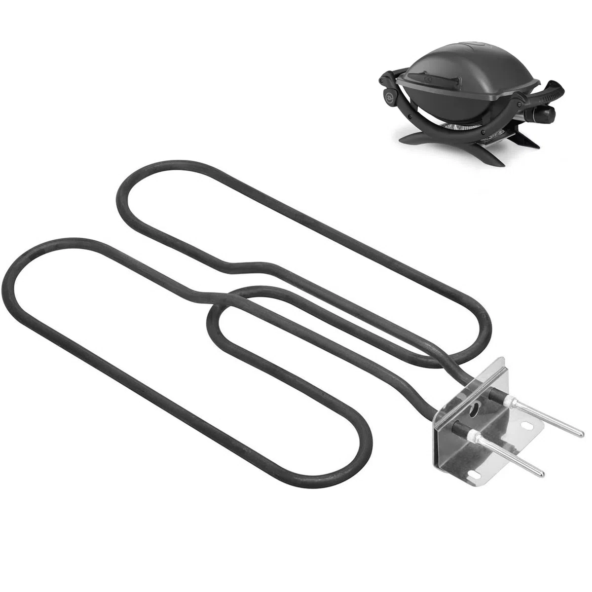 Elemento Riscaldante [Ricambio Originale] per Barbecue Elettrico Q140/Q1400 | 66631 - Elementi Riscaldanti per Barbecue Q140 Q1400, Elemento Riscaldante 66631 per Barbecue Elettrico, 230V 2200W