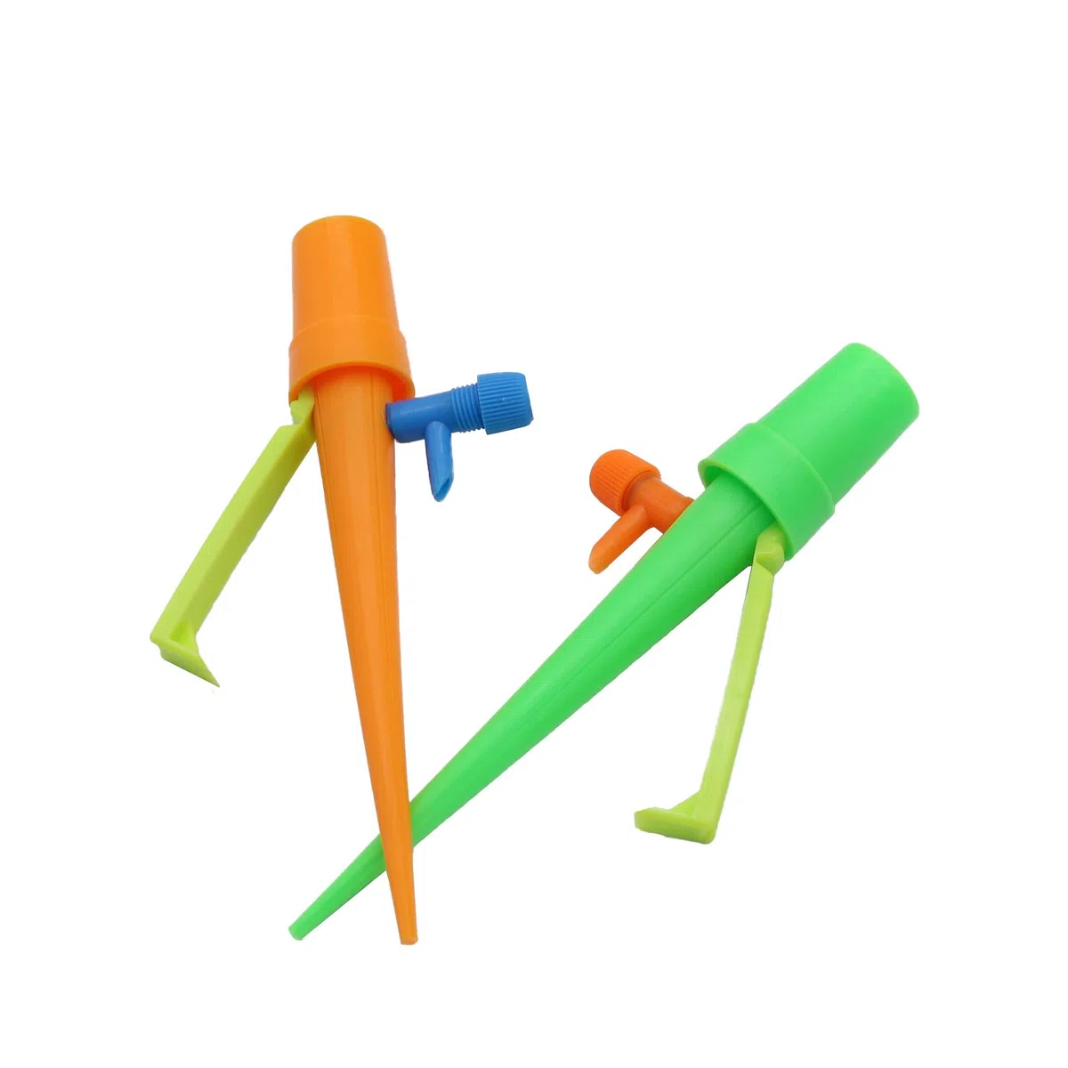 Tubo flessibile da giardino con connessione rapida Pianta in vaso Spiked Watering Gocciolatore regolabile dispositivo Automatic Self Watering Giardino Balcone Waterers bottiglia di irrigazione 50 Pc