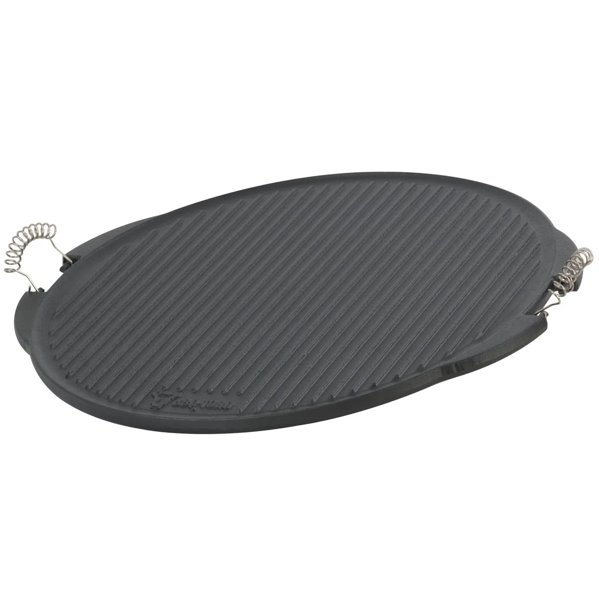 BBQ-Toro Piastra grill in ghisa con manici, diametro 53 cm, piastra reversibile, smaltata, accessorio per barbecue a gas, piastra smaltata per barbecue, barbecue a sfera, barbecue a carbonella