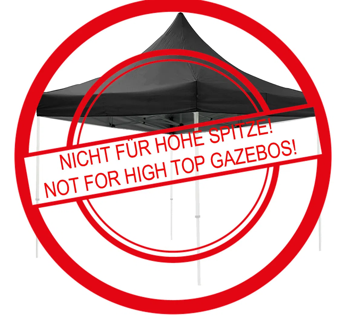 QUICK STAR Gazebo di protezione 3 x 3 m Nizza impermeabile trasparente