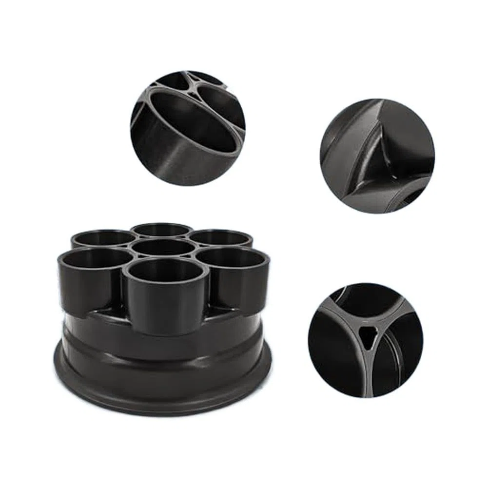 Base valvola a 6 vie da 2" compatibile con piscine Paramount, nero per parte di ricambio 005-302-4032-03, collettore di distribuzione dell'acqua facile da installare