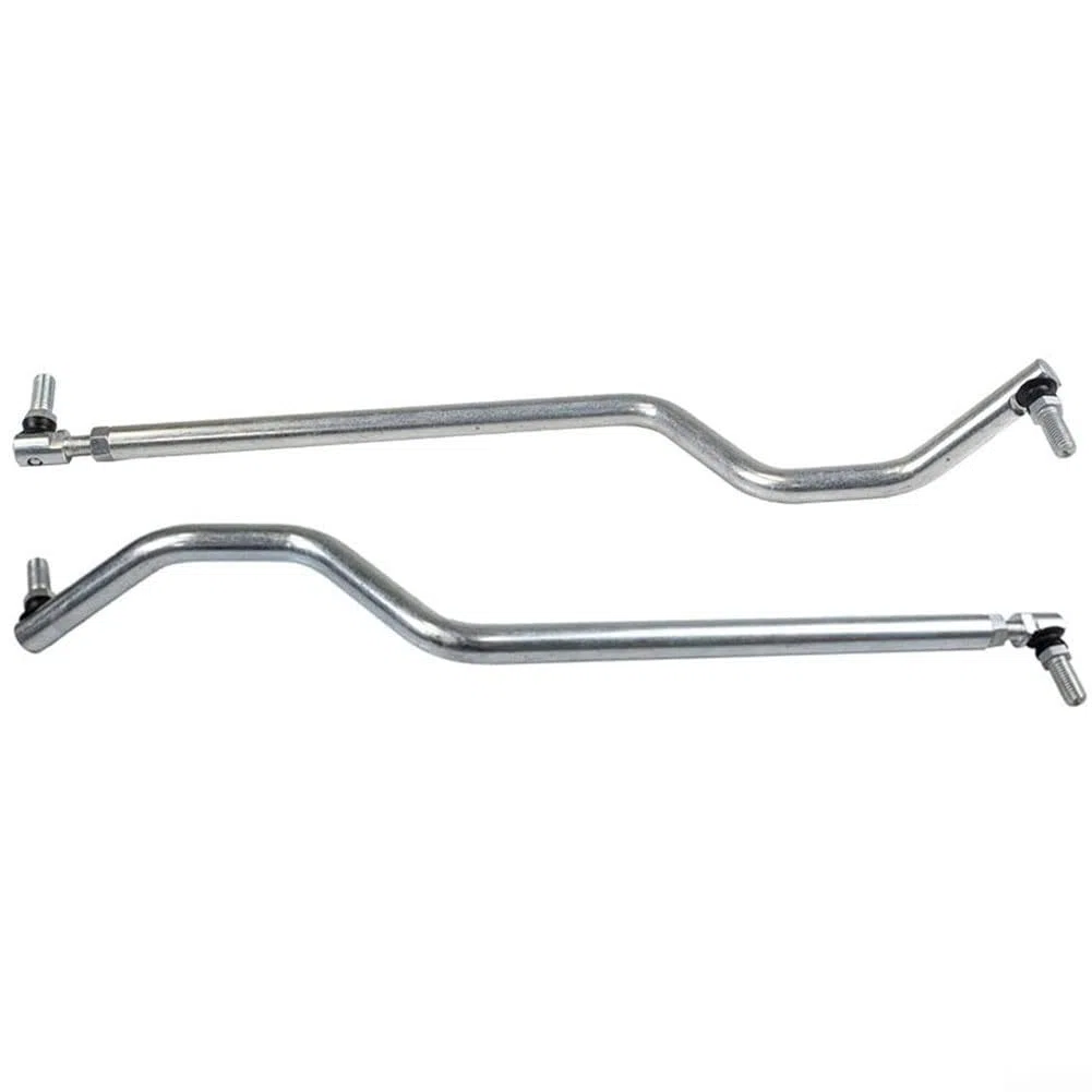 Coppia di anelli di trazione sterzo GY20491 GY20492, per tosaerba L100 / L105 / L107 / L108 / L110 / L111 / L118 / L120 / L130 / G110 in acciaio al cromo molibdeno sinistro e destro