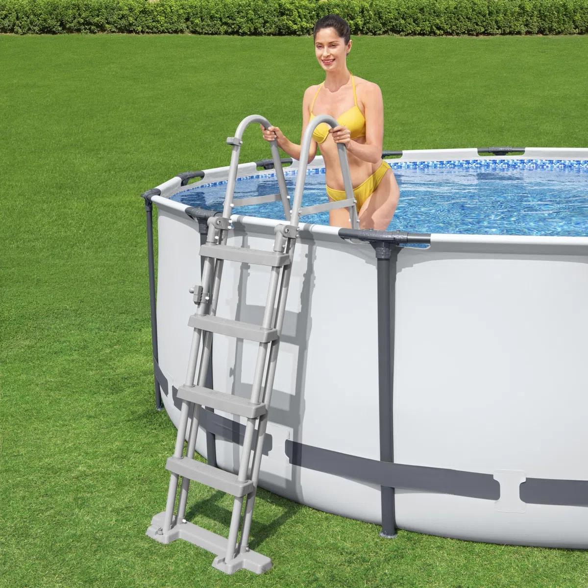 Bestway 58331-4 Scaletta di sicurezza per piscina da 122 cm