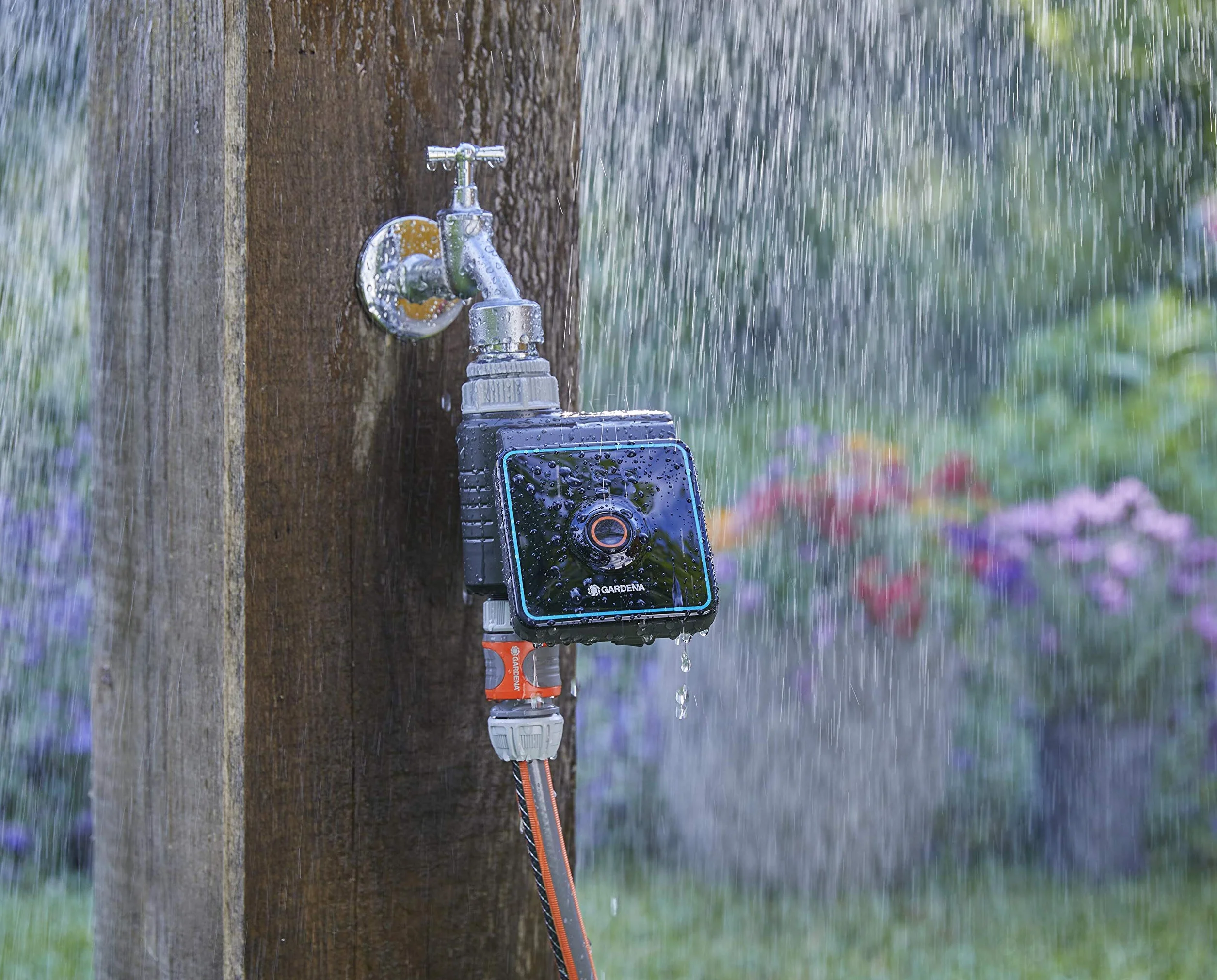 Gardena Controllo dell'Irrigazione Bluetooth, Nero/Grigio/Turchese/Arancione, taglia unica