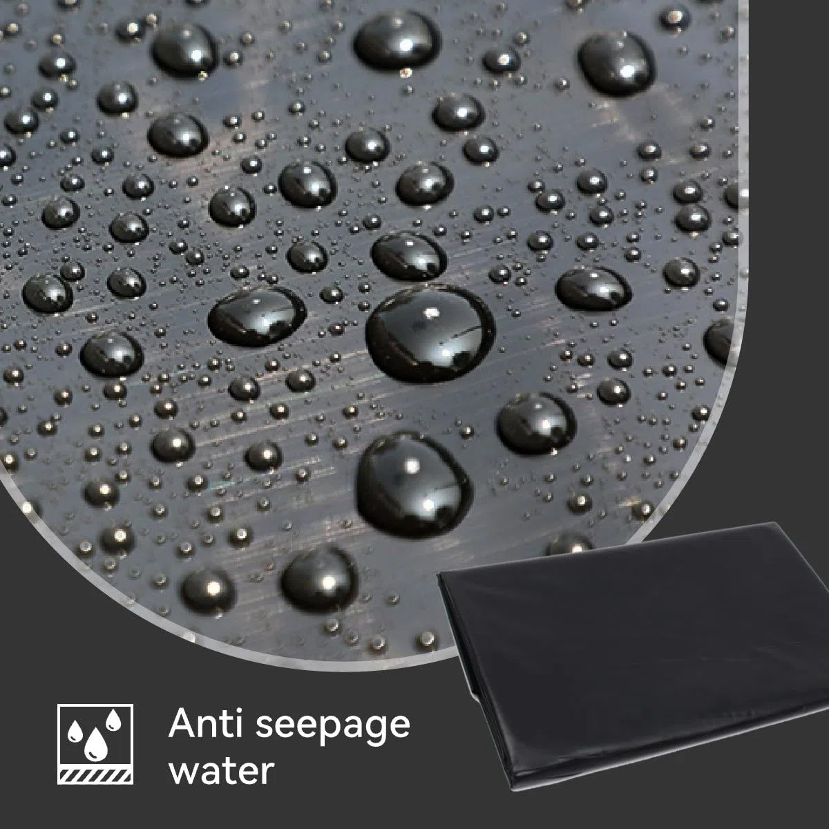 Tessuto flessibile per la riparazione di stagni con pesci, membrana impermeabile e resistente ai raggi UV per fontane da giardino, acquari e stagni selvatici, 3 x 0,3 m