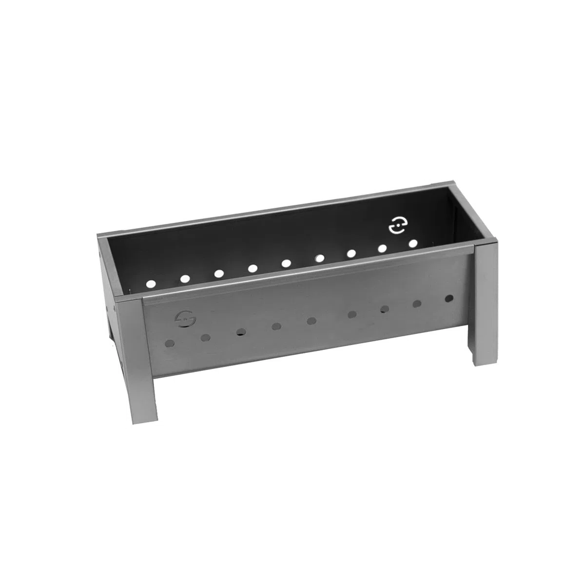 LISA Luxury, S an Attitude Cuocispiedini ed arrosticini Torino Camino - Portatile e da camino, grigio