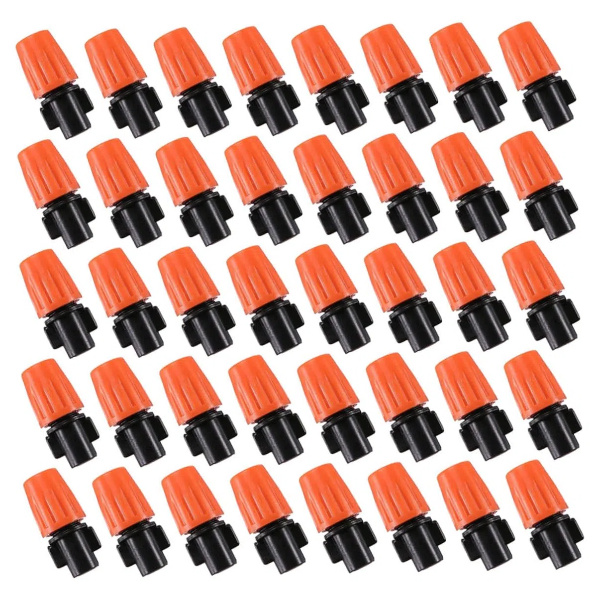 Sosoport 5 Set Di Ugelli Di Nebulizzazione Regolabili Per Irrigazione A Goccia Per Tubo Da Giardino 40 Pezzi * 5