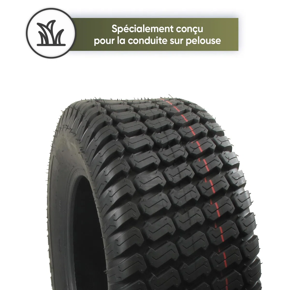 GREENSTAR - Pneumatico Tubeless 4 Pieghe Profilo Erba Per Motocoltivatore - Dimensioni 15 x 600-6 - Durevole - Prodotto di alta qualità