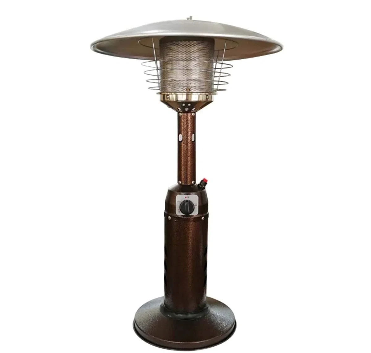 Stufa a gas portatile per riscaldamento esterno, bruciatore in acciaio inox, compatibile con propano o butano, ideale per gazebo, giardino e campeggio