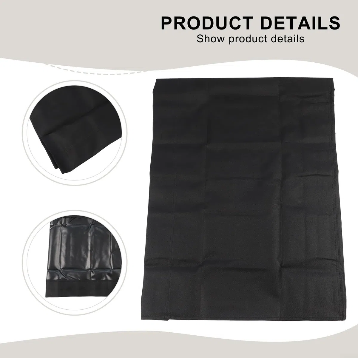 Coprisedile per dondolo da esterno realizzato in tessuto Oxford 600D impermeabile per giardino per protezione contro pioggia e umidità, 138 x 50 x 50 cm (138 x 50 x 50 cm, beige)