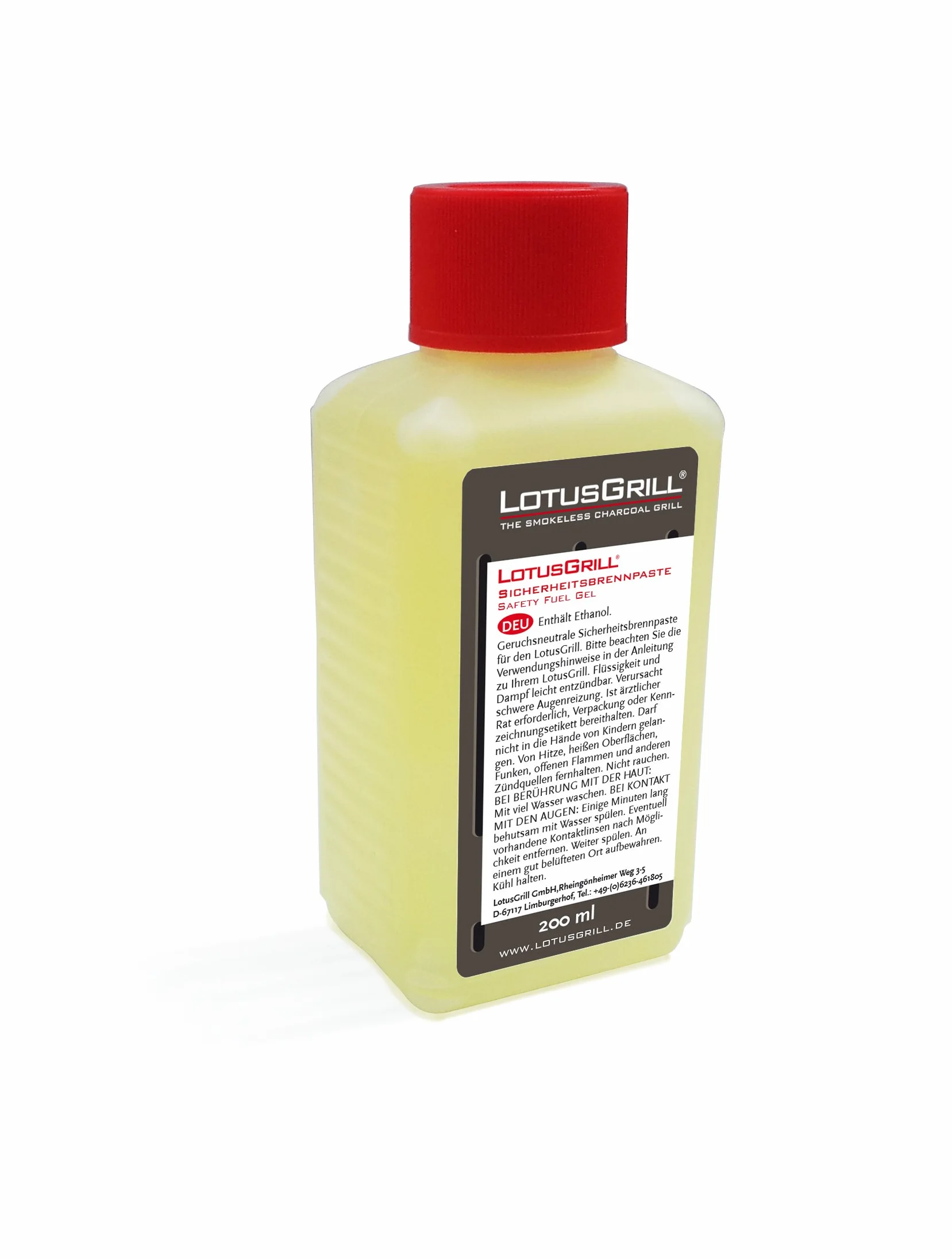 LotusGrill Carbone di faggio da 2,5 kg con bruciatore per pasta da 200 ml, due progettati per grigliare affascinanti con barbecue a loto