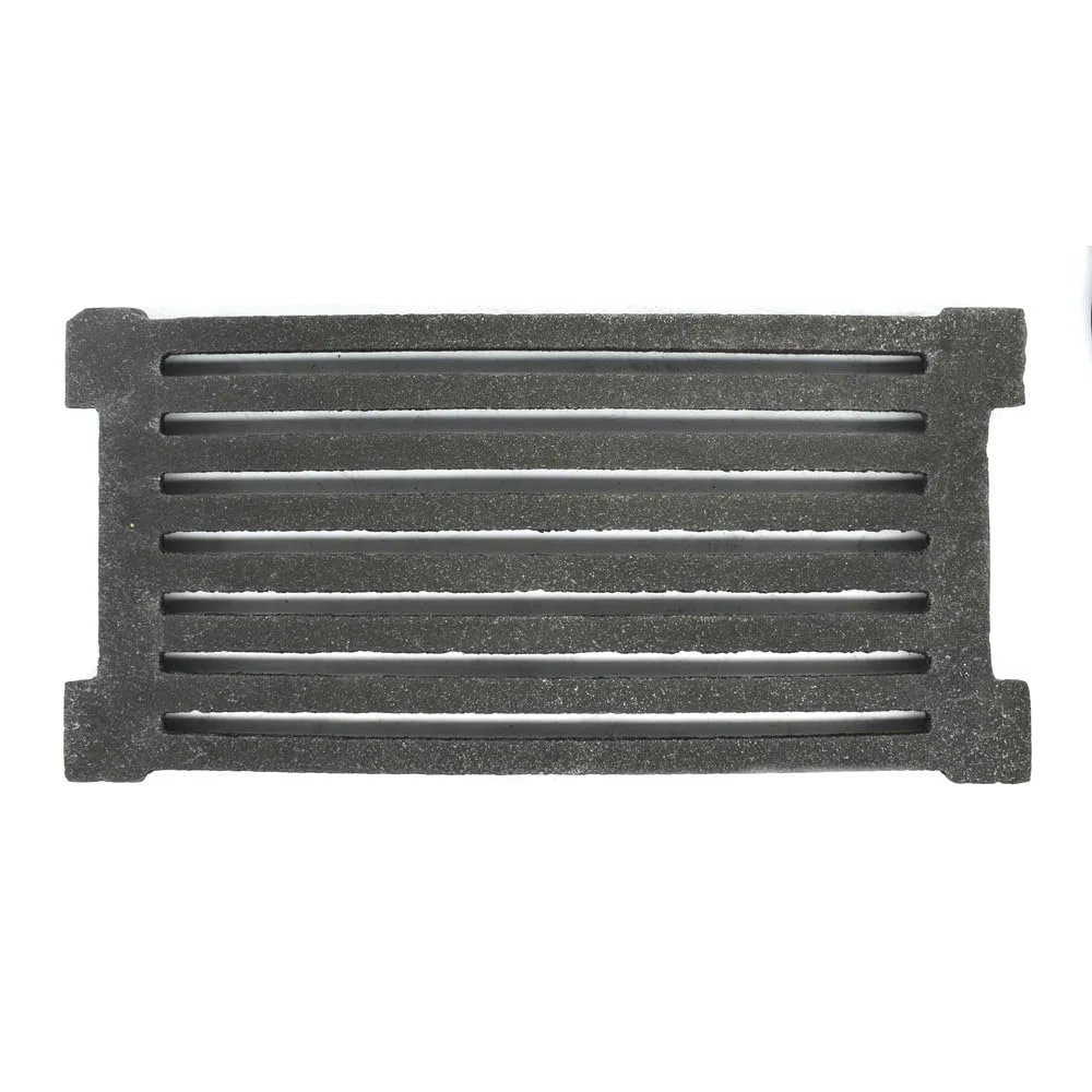 SEZAM Griglia in Ghisa 40 x 20 cm per Forno e Cenere - Adatta per Camino e Stufa - Diversi Diametri