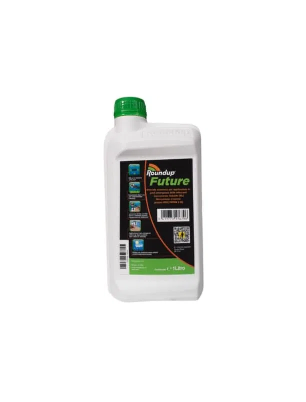 Roundup Future, Erbicida Sistemico Concentrato Solubile, 1 Litro, Sale Potassico di Glifosate 500 g/L