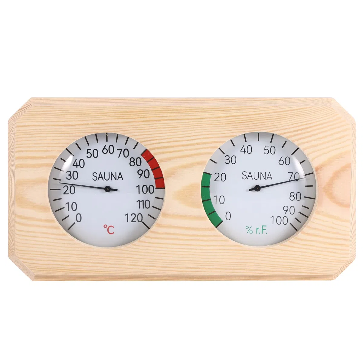 Termometro Per Sauna 2 In 1, Termoigrometro Per Sauna In Legno Alta Precisione Misuratore Di Umidità In Legno Accessorio Per Bagno Turco Sauna