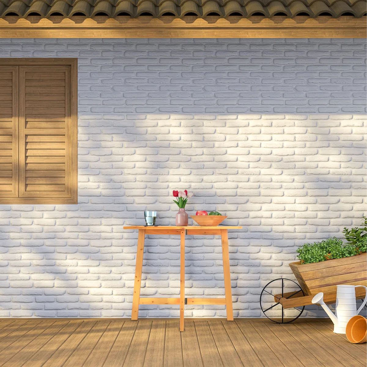 Relaxdays Tavolino Pieghevole, da Parete, Balcone e Giardino, Legno di Abete, Outdoor, HxLxP: 73x80x50 cm, Naturale