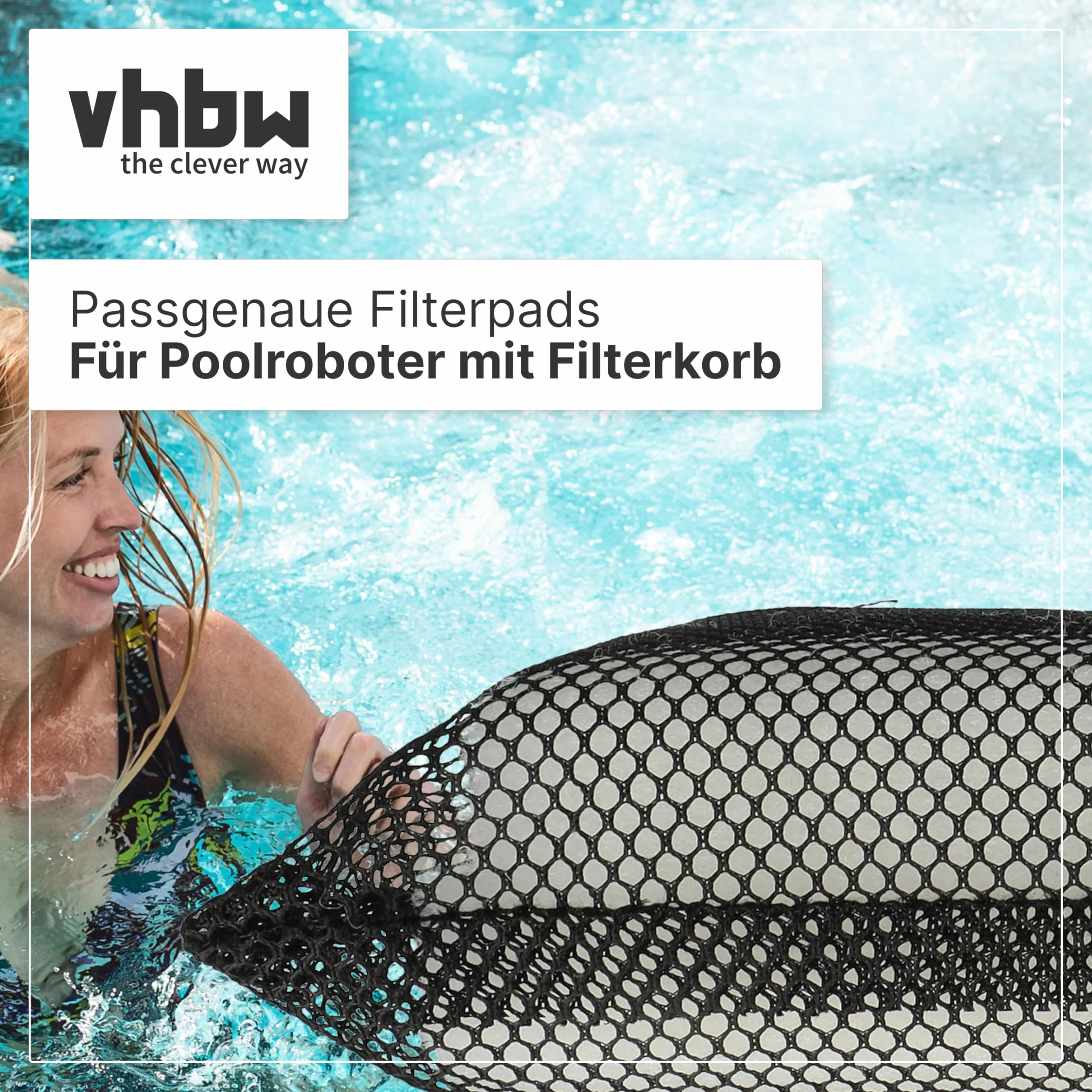 vhbw 20x Filtro sostituisce Meranus 13512-20157 per aspiratore Piscina - Filtro fine, 25 x 16 x 4 cm