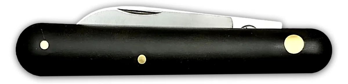 DUE BUOI 228 SU.SI Coltello da Innesto Professionale Alberi da Frutto e Giardinaggio Acciaio Carbonio Böhler K720, Manico in Nylon Rinforzato