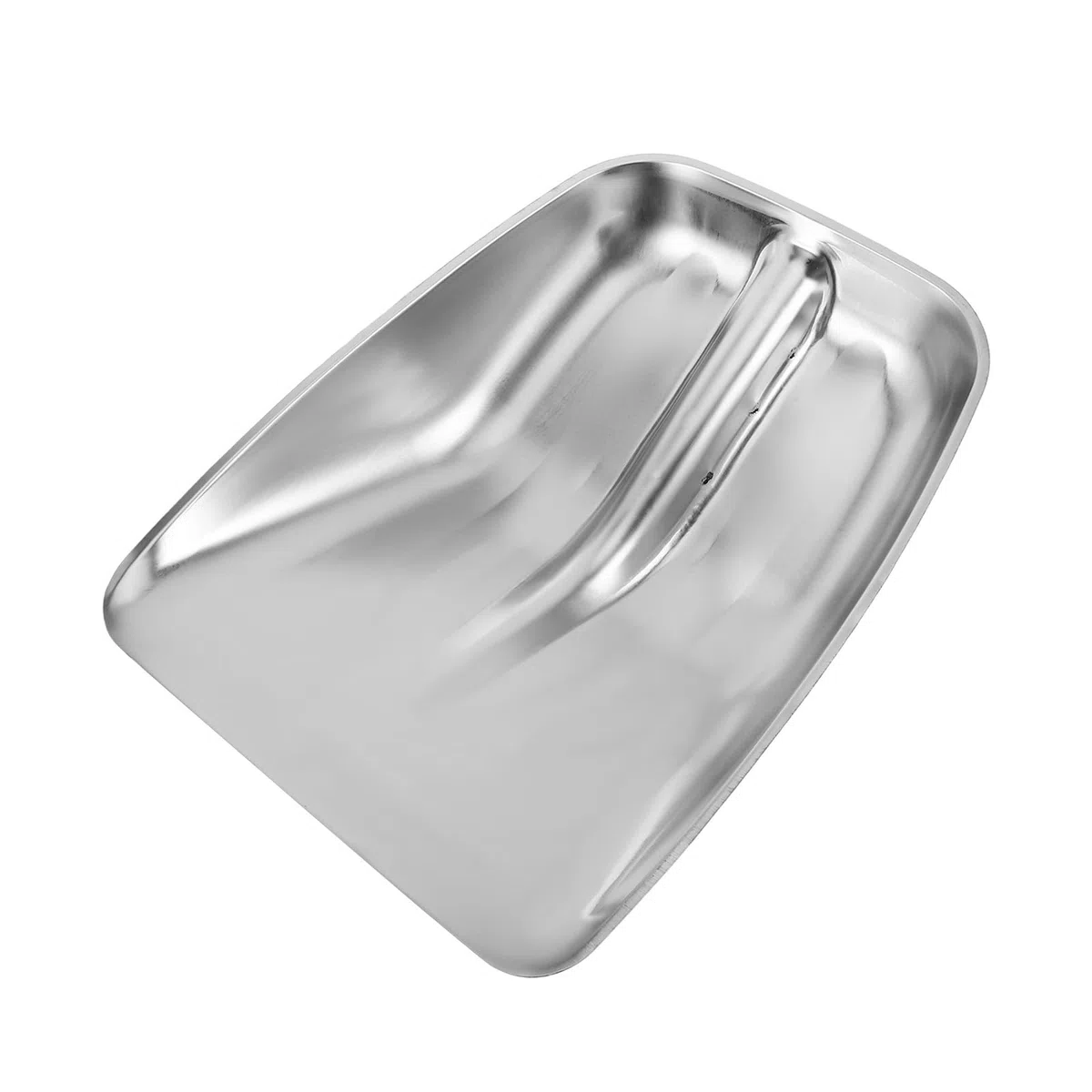 GALPADA Testa di Pala da Neve in Acciaio Inox Spesso, Design Efficiente ed Ergonomico, per Agricoltura e Movimentazione Cereali, Resistente e Funzionale
