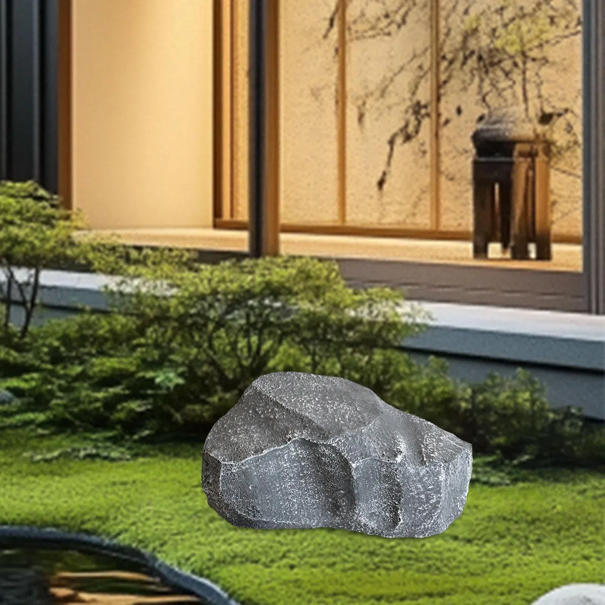 KESOTO Roccia Artificiale per Nascondere Cavi E Attrezzature. Scultura in Pietra Sintetica E Realistica per Giardini E, 40x22x18cm