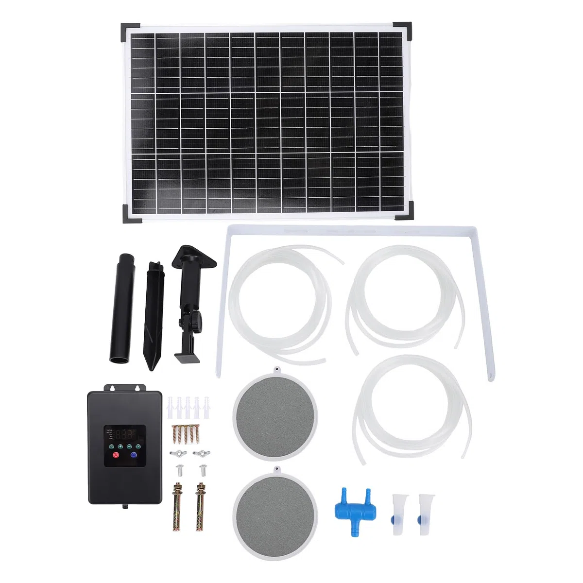 Pompa per Aeratore per Stagno da 30 W Ad Energia Solare, Ossigenatore Efficiente per Coltura di Acquari, Aeratore per Stagno Solare per Sistemi Acquatici