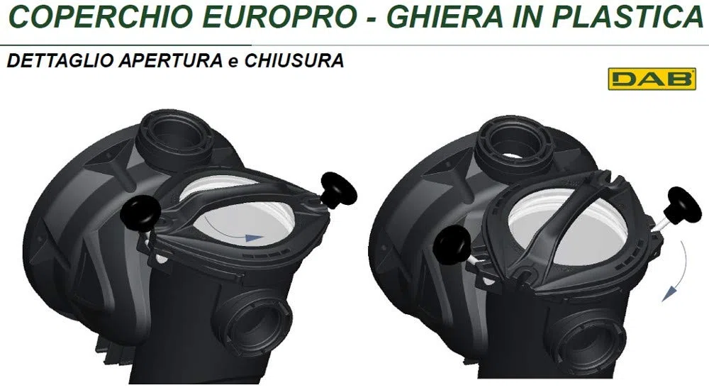 DAB Pompa per Piscina Europro 100M