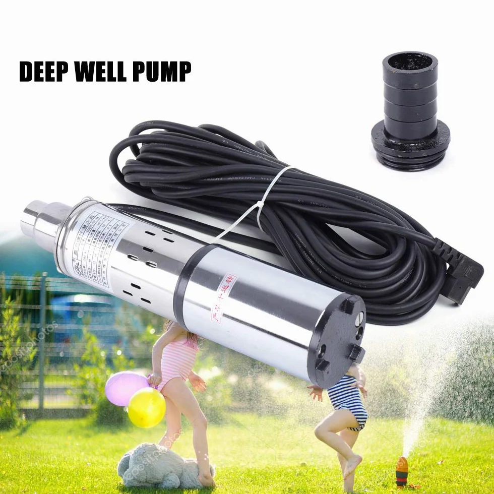 Pompa a energia solare per fontane, pompa a immersione, DC 280 W, 48 V, per acqua domestica, irrigazione giardino, laghetti