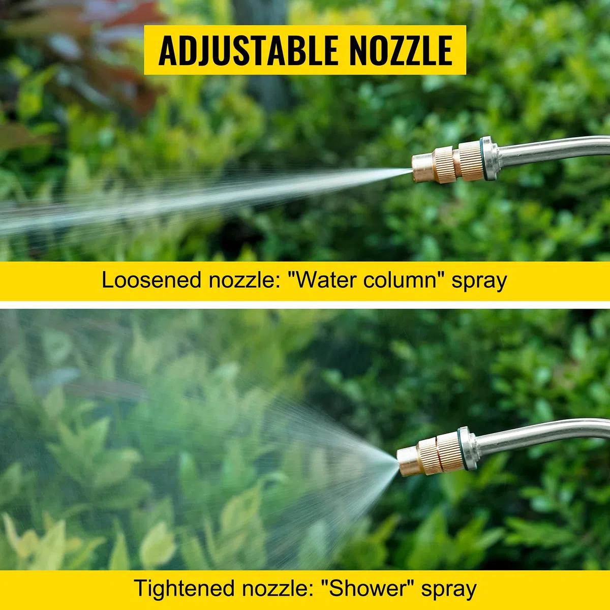 VEVOR 8L Spruzzatore INOX Giardino Nebulizzatore per Giardinaggio Domestico e Pulizia a Pavimento Adatto alle esigenze attuali dell'industria, dell'agricoltura, del commercio, della medicina ecc